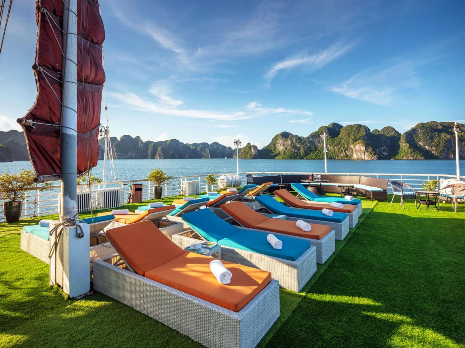 Hotel Lotus Boutique Cruise Ha Long Exterior foto