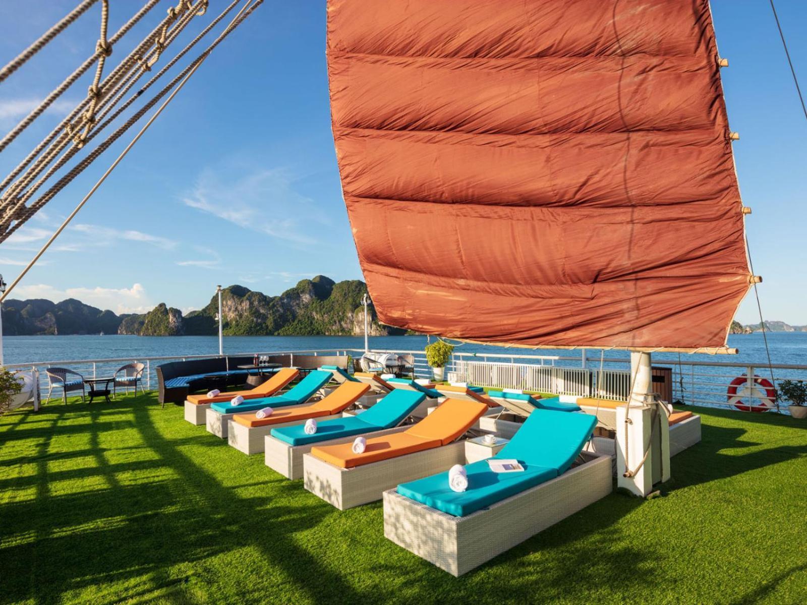 Hotel Lotus Boutique Cruise Ha Long Exterior foto