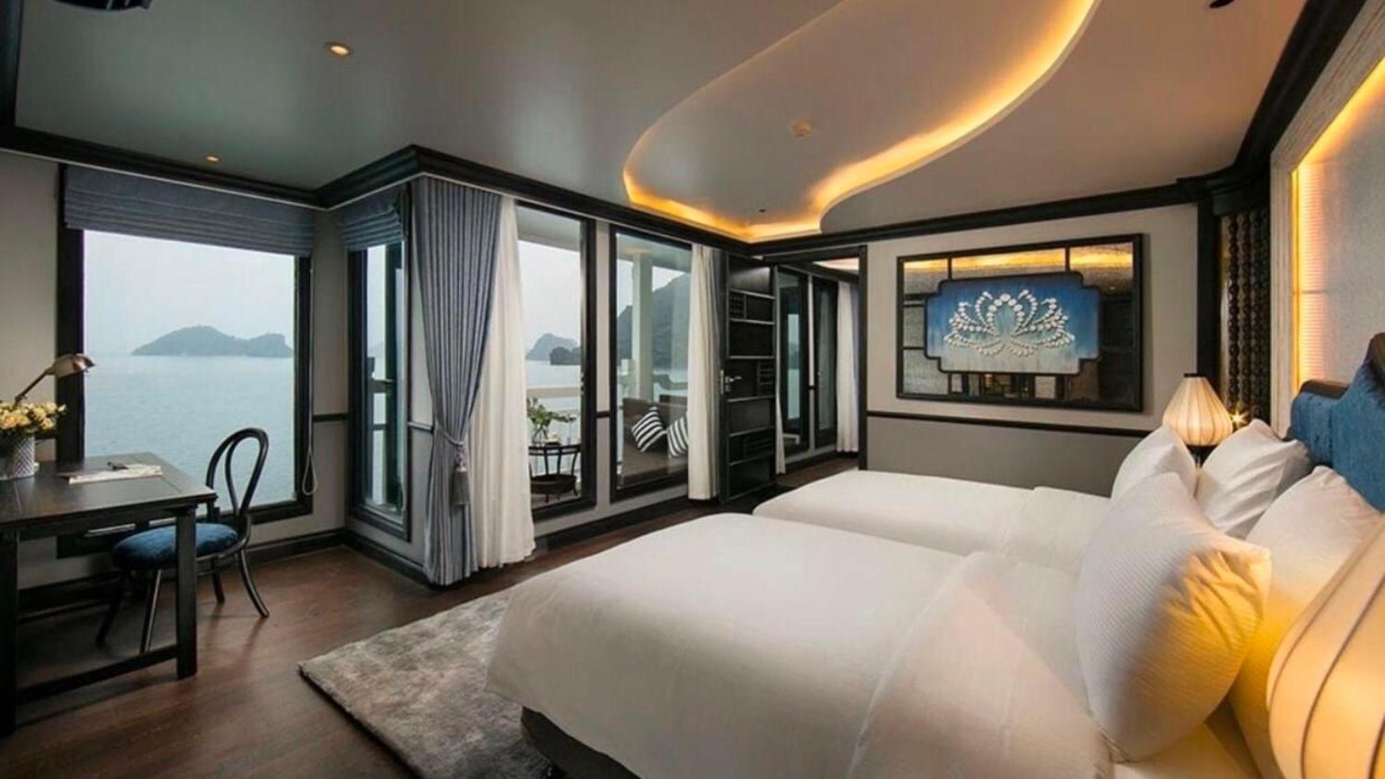 Hotel Lotus Boutique Cruise Ha Long Exterior foto