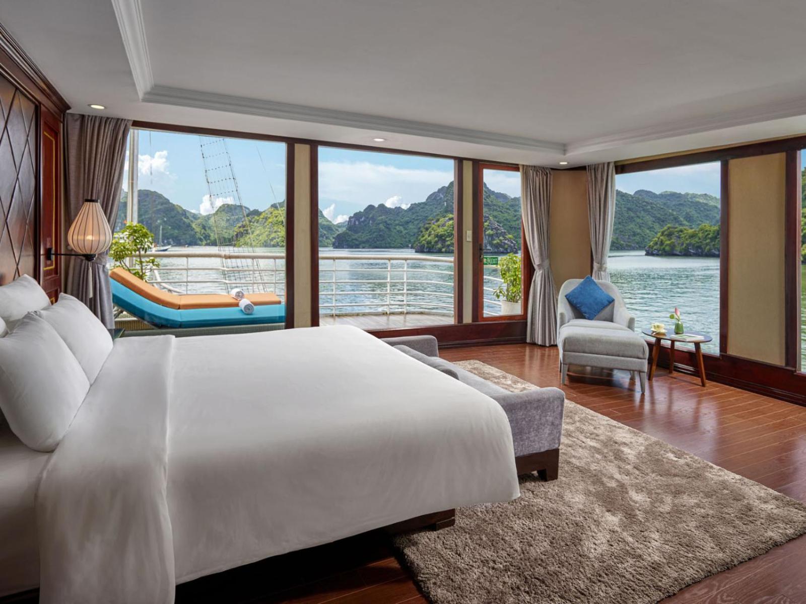 Hotel Lotus Boutique Cruise Ha Long Exterior foto