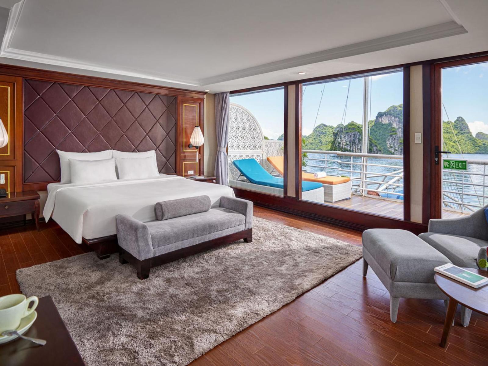Hotel Lotus Boutique Cruise Ha Long Exterior foto