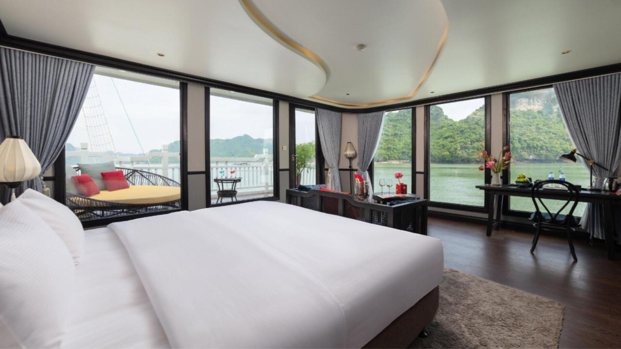 Hotel Lotus Boutique Cruise Ha Long Exterior foto