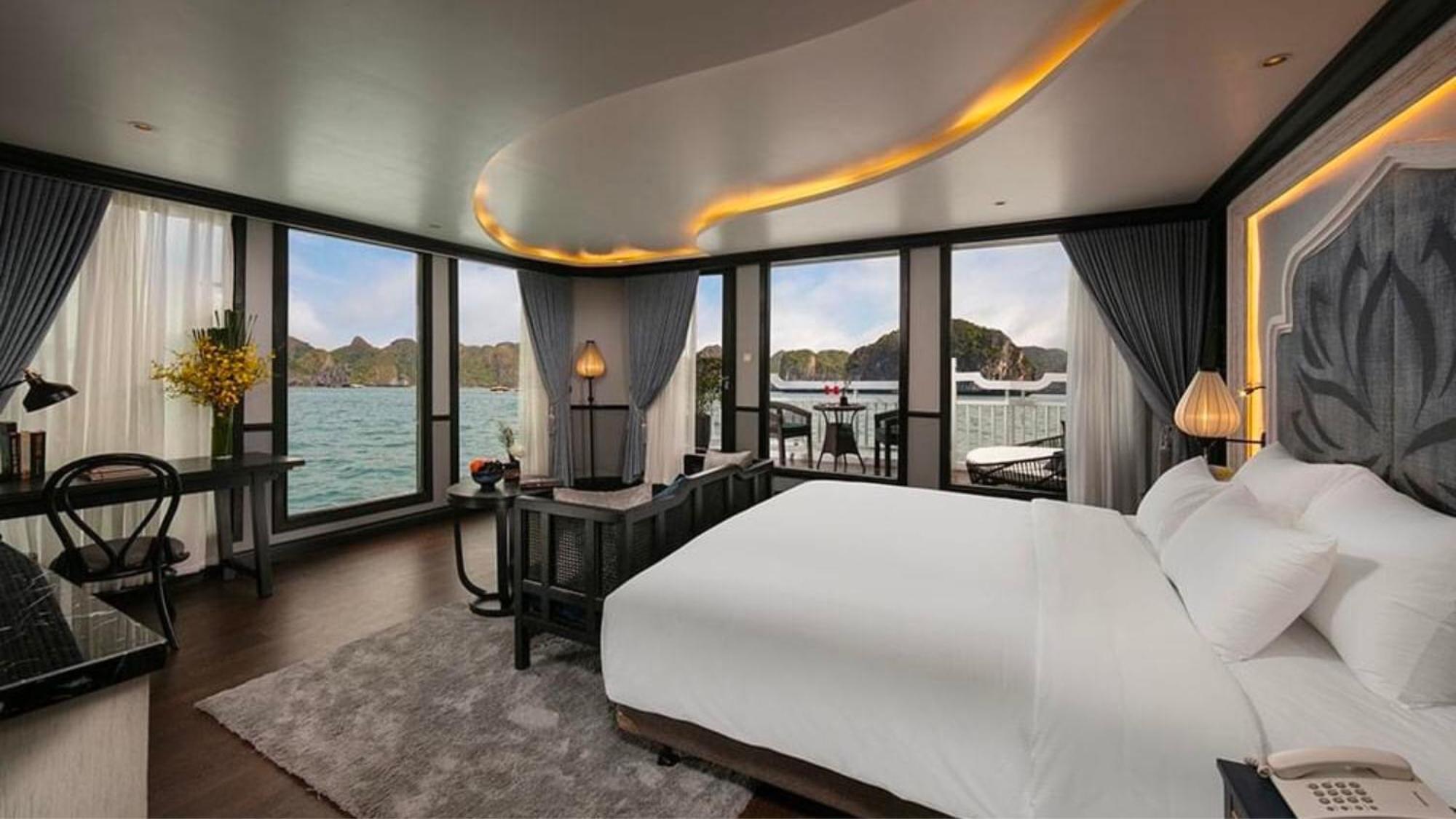 Hotel Lotus Boutique Cruise Ha Long Exterior foto