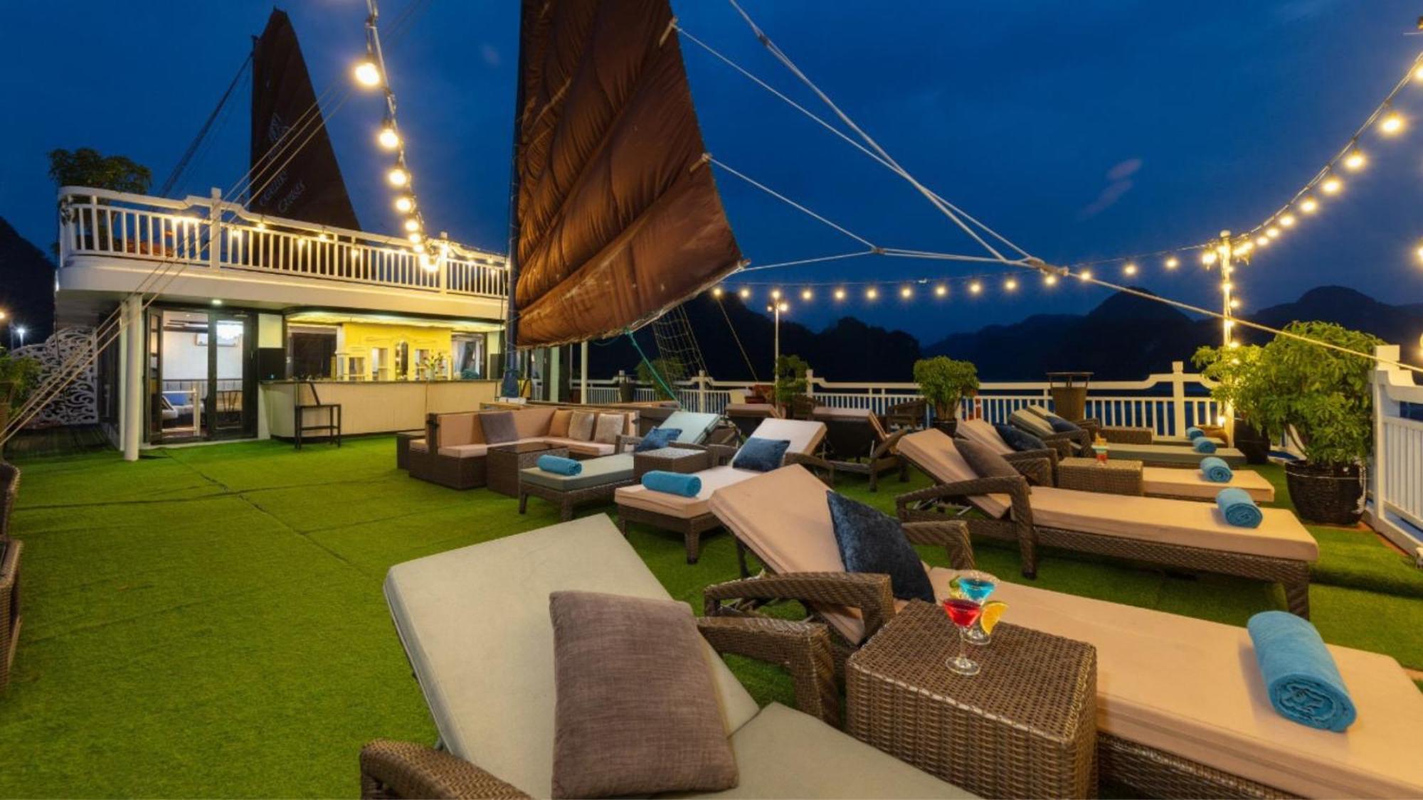 Hotel Lotus Boutique Cruise Ha Long Exterior foto