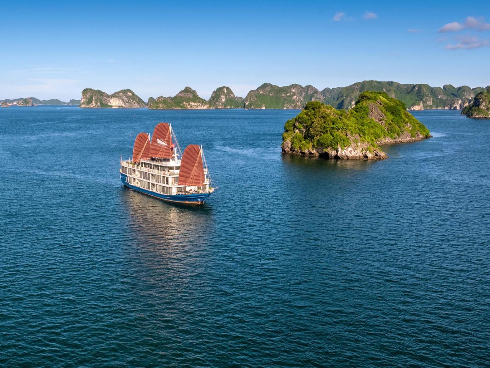 Hotel Lotus Boutique Cruise Ha Long Exterior foto